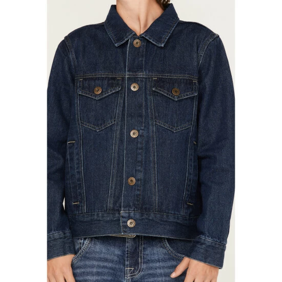 Buy ✨ Cody James Boys' Coasting Medium Wash Unlined Denim Jacket 💯 - Image 3