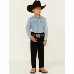 Discount ❤️ Cody James Boys' Black Night Rider Straight Leg 👖 Jeans - Sizes 8-20 🤩