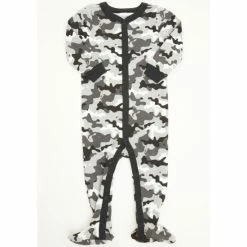 Brand new 🤩 Cody James Infant-Boys" Black Printed Jersey Steer Head & Camo Sleep Set ⭐