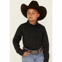Cheap 💯 Cody James Boys' Print Long Sleeve Snap Western 👕 Shirt Grey ✔️
