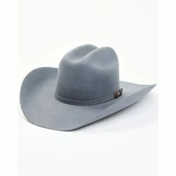 Flash Sale 🌟 Cody James Men's 5X Self Band Cattleman Fur Blend Western Hat - Granite Stone 🎉