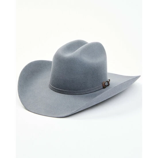 Flash Sale ๐ Cody James Men's 5X Self Band Cattleman Fur Blend Western Hat - Granite Stone ๐