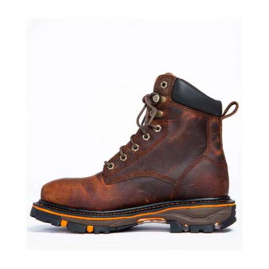 Flash Sale 🔥 Cody James Men's 8" Decimator Work 🥾 Boots - Nano Composite Toe Brown 🤩 - Image 3