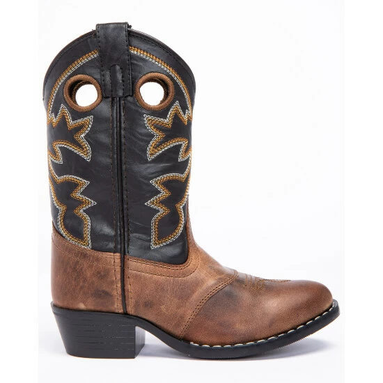 Outlet ✨ Cody James Boys' Black & Brown Western 🥾 Boots - Round Toe 🤩 - Image 2