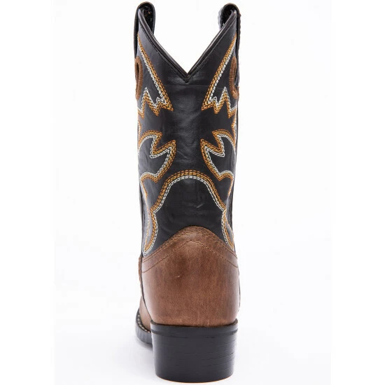 Outlet ✨ Cody James Boys' Black & Brown Western 🥾 Boots - Round Toe 🤩 - Image 5