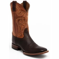 Coupon 🔔 Cody James Men's Enterprise Western 🥾 Boots - Broad Square Toe Brown 💯