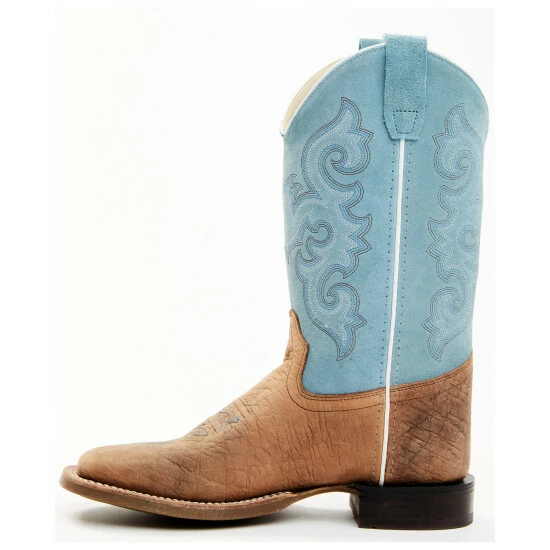 Buy ๐ Cody James Boys' Cowboy Western ๐ฅพ Boots - Broad Square Toe Brown โจ - Image 3