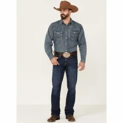 Cheapest ✔️ Cody James Men's Morgan Dark Wash Stretch Stackable Straight Leg 👖 Jeans Blue 🤩