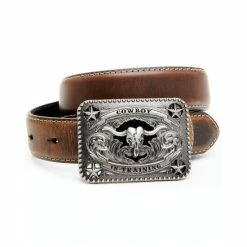 Top 10 ✔️ Cody James Kids' Longhorn Buckle For Unisex-Kid Brown 👍