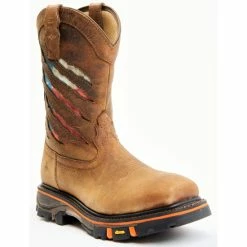 Brand new 🥰 Cody James Men's 11" Decimator Western Work 🥾 Boots - Nano Composite Toe Brown 😀