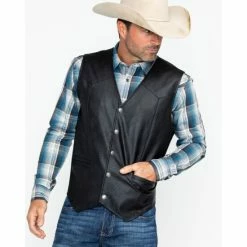 Top 10 ✔️ Cody James Men's Black Deadwood Vest ✨