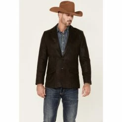 Hot Sale 🌟 Cody James Dark Brown Men's Blazer - Long 👍