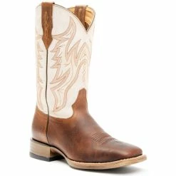Top 10 ❤️ Cody James Men's Hoverfly Western Performance 🥾 Boots - Broad Square Toe Cream 💯