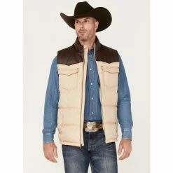 Cheapest 🧨 Cody James Men's William Puffer Vest Sand 👍