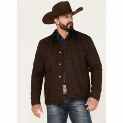 Buy ๐ Cody James Men's Ozark Washed Rancher Jacket Brown ๐