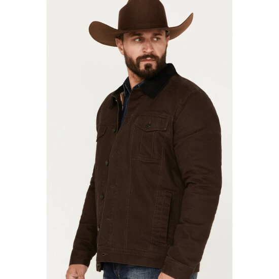 Buy ๐ Cody James Men's Ozark Washed Rancher Jacket Brown ๐ - Image 2