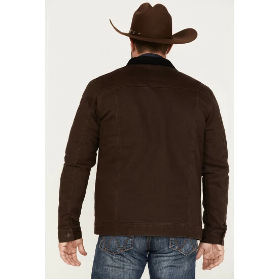 Buy ๐ Cody James Men's Ozark Washed Rancher Jacket Brown ๐ - Image 4