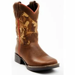 Discount 🤩 Cody James Boys' Camo Western Boot - Square Toe Multi ⌛