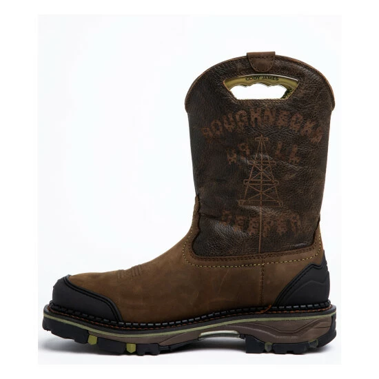 New ๐ Cody James Men's Decimator Western Work ๐ฅพ Boots - Nano Composite Toe Brown ๐ - Image 4