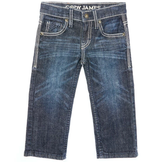 Wholesale ๐ Cody James Toddler-Boys' Night Hawk Medium Wash Mid-Rise Stretch Relaxed Bootcut ๐ Jeans Blue โ