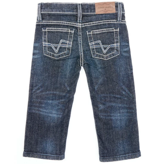 Wholesale ๐ Cody James Toddler-Boys' Night Hawk Medium Wash Mid-Rise Stretch Relaxed Bootcut ๐ Jeans Blue โ - Image 3