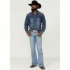 Budget 🎁 Cody James Men's Ghost Town Stretch Relaxed Bootcut 👖 Jeans Light Medium Wash 🤩