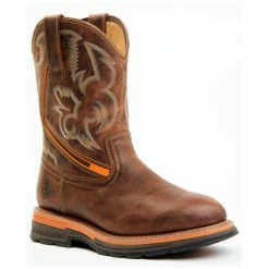 Cheap ๐ Cody James Men's Disruptor Tyche Chill Zone Soft Pull-On Work ๐ฅพ Boots - Round Toe Brown ๐