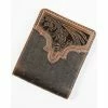 Top 10 ✨ Cody James Men's Brown Ostrich Bifold Tooled Wallet 🌟