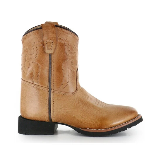 Buy ๐ Cody James Toddler-Boys' Showdown Western ๐ฅพ Boots - Round Toe Tan ๐ - Image 2