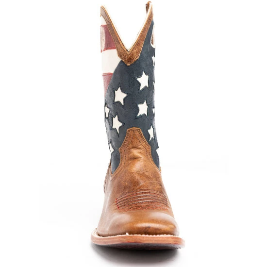 Discount 💯 Cody James Men's Lexington Western 🥾 Boots - Broad Square Toe Red/white/blue ❤️ - Image 4