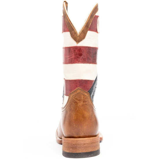 Discount 💯 Cody James Men's Lexington Western 🥾 Boots - Broad Square Toe Red/white/blue ❤️ - Image 5